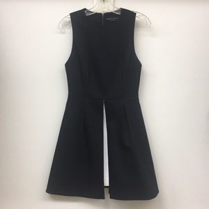 Alice and Olivia black dress with white insert